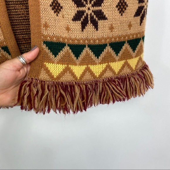 Lamplighter vintage wool woven vest. Large - Picture 3 of 4